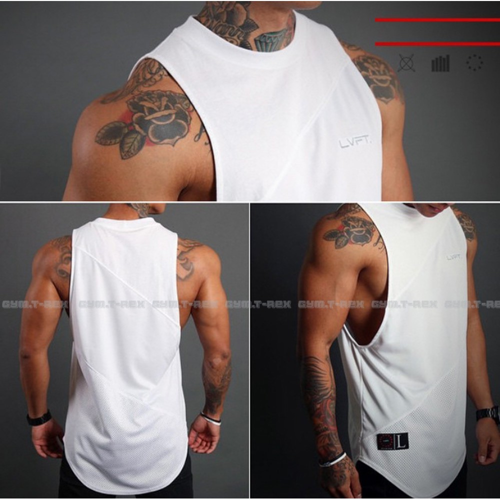 Áo tanktop tập gym nam LVFT SP023, Áo ba lỗ gym thể thao - Gym Trex