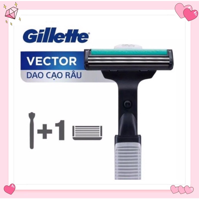 Bàn Cạo Râu Gillette Và Lưỡi Dao Cạo Chính Hãng Siêu Sắc Bén Giành Cho Gia