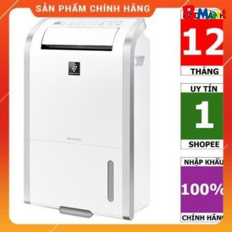 [FreeShip] Máy hút ẩm và tạo ion Sharp DW-D20A-W (50m2), Hàng chính hãng - Bảo hành 12 tháng  - BM