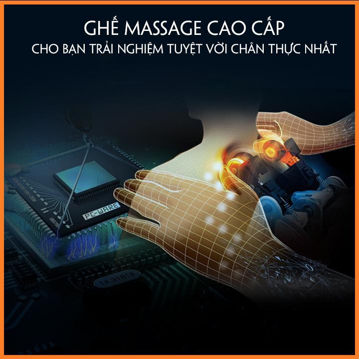 Ghế massage tự động đa chức năng, ghế massage toàn thân thư giãn hiệu quả