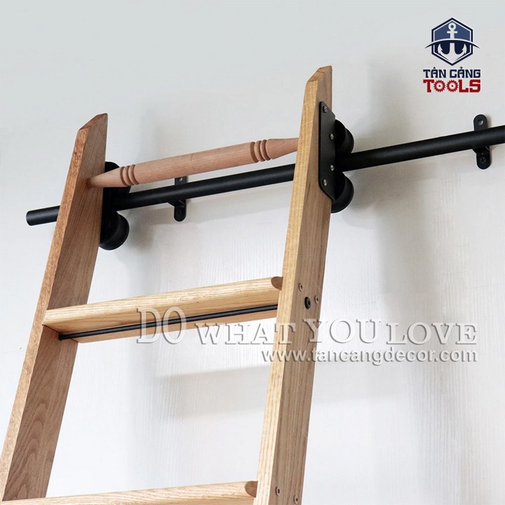 Phụ kiện Thang Trượt Barn Door Dành Cho Tủ Sách, Giường Tầng