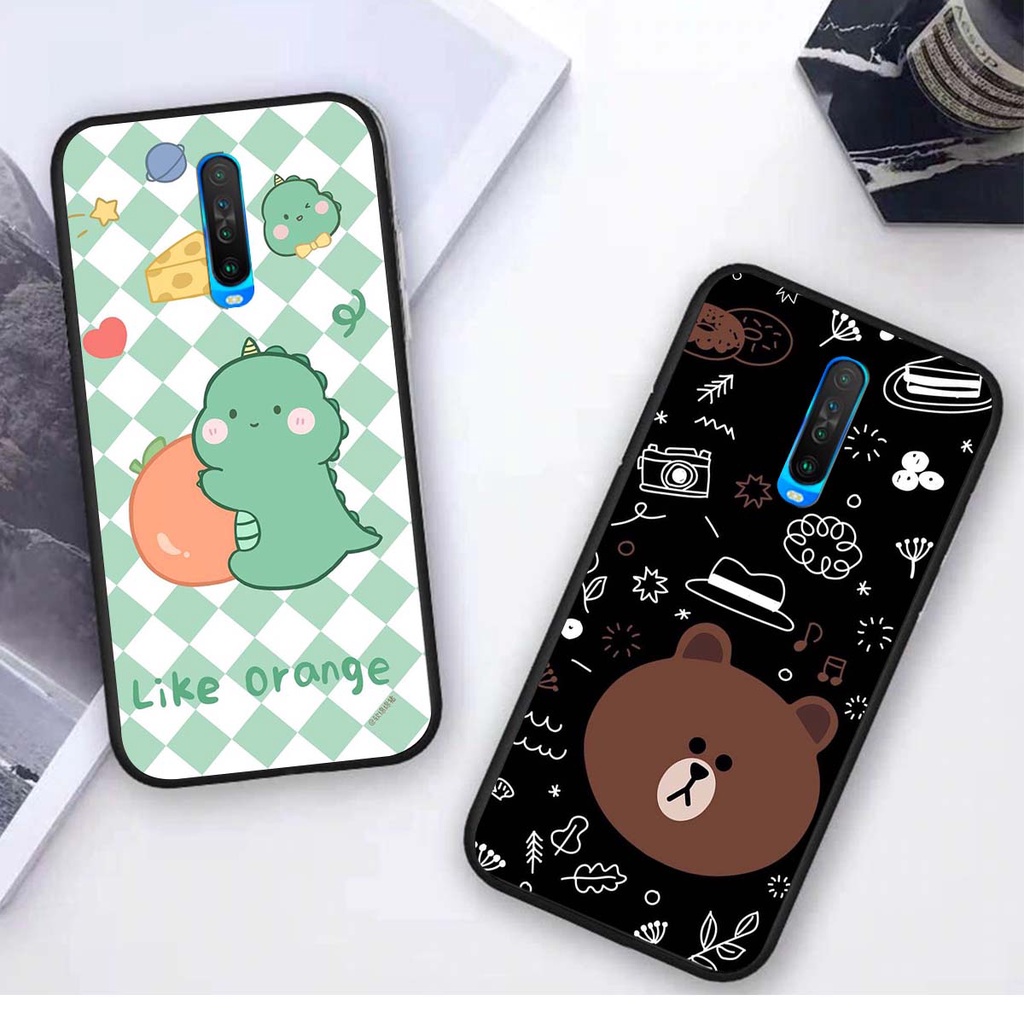 Ốp lưng Xiaomi REDMI K30 in hình khủng long , gấu nâu xinh xắn, siêu cute  mà còn vô cùng RẺ -ĐẸP
