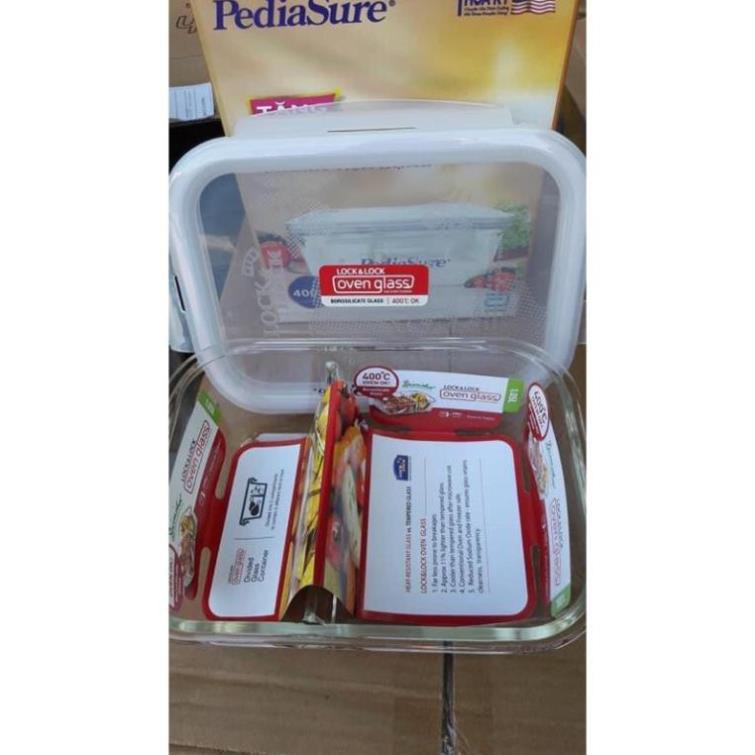 Hộp thủy tinh lock and lock chia 2 ngăn  1000ml | BigBuy360 - bigbuy360.vn