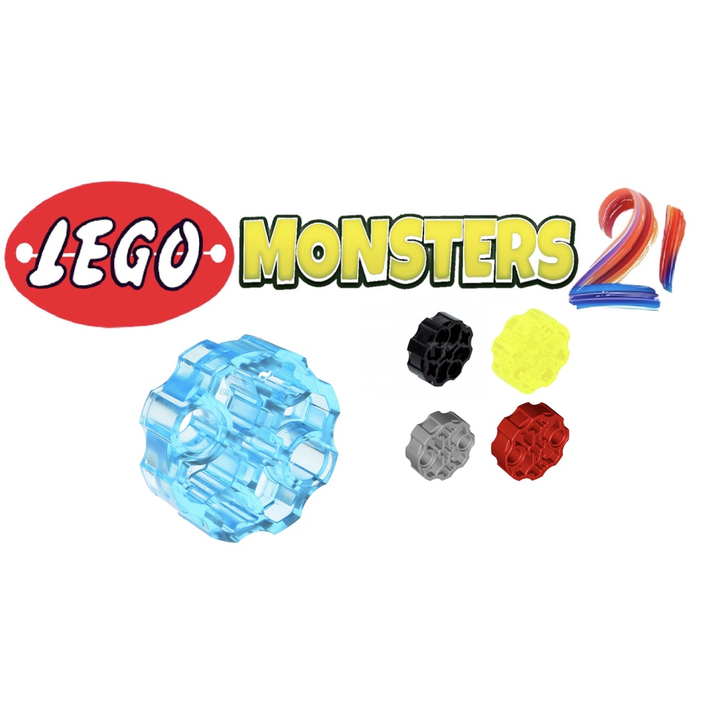[LEGO MONSTER21]-98585-Vòng tròn khối kết nối trục, Technic với 2 lỗ chốt và 3 lỗ trục