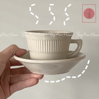 Bộ Cốc Sứ Phong Cách Retro Bắc Âu Uống Cafe - Trà