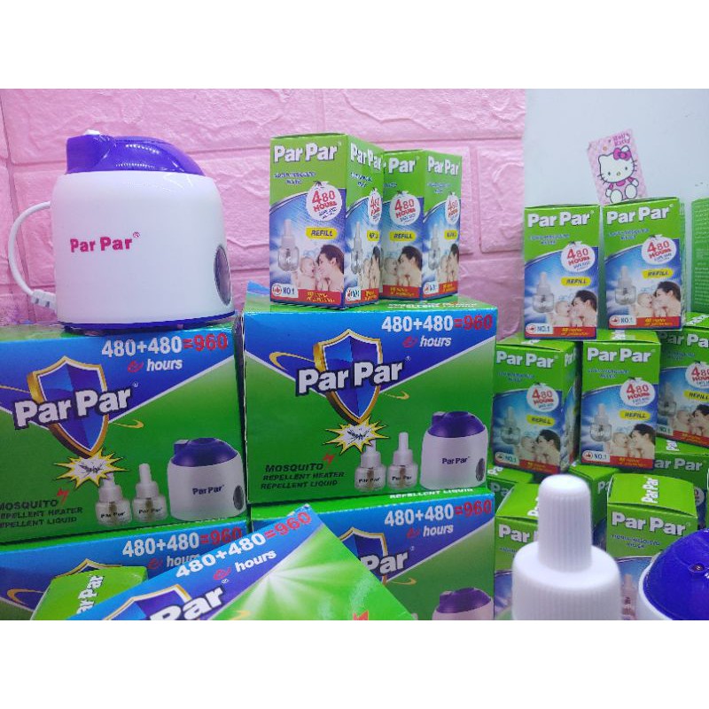 Máy Đuổi Muỗi PARPAR Kèm Tinh Dầu Đuổi Muỗi PARPAR Chính Hãng ( Ảnh Thật)