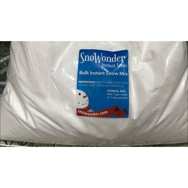 100 Gram - Tuyết Nhân Tạo Snowonder - Nhập Chính Hãng Từ Mỹ gia sàn