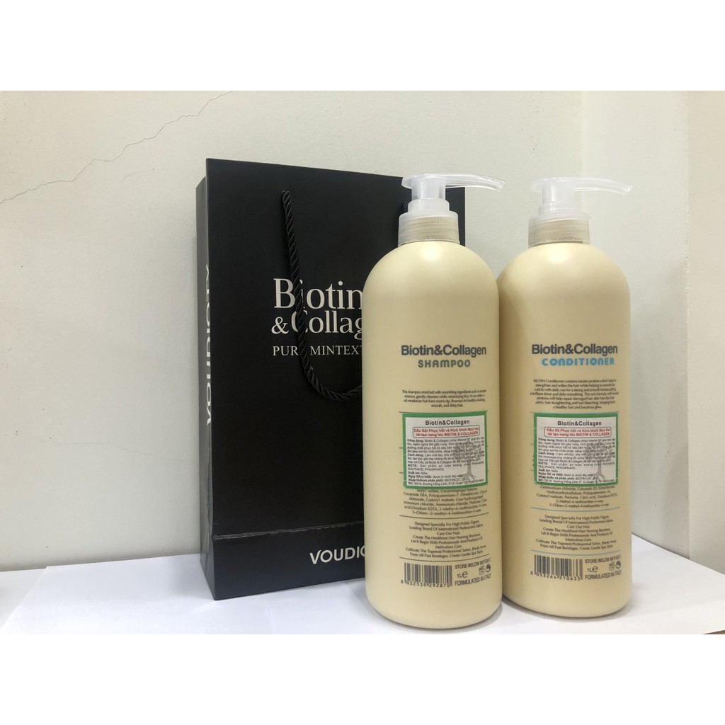 (DEAL SỐC) Cặp Gội Xả Biotin, Dầu Gội Cặp Collagen Biotin, Combo Gội Xả Collagen, Siêu Mềm Mượt, Sale Sốc/ MUA NGAY!