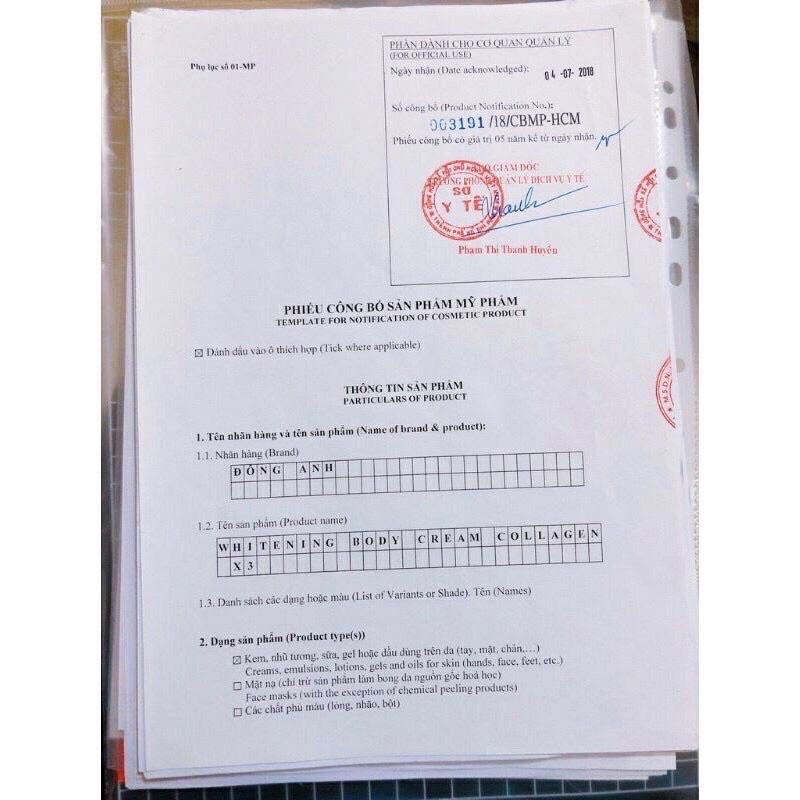 Kem Body Collagen X3 Luxury - Body Colagen X3 - Công ty Mỹ Phẩm Đông Anh