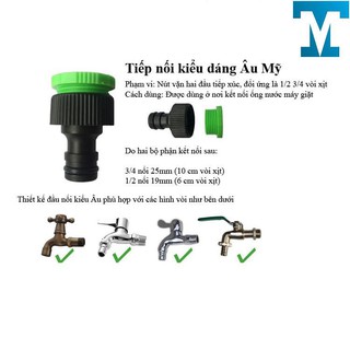 Vòi xịt giãn nở 15m - 30m Magic