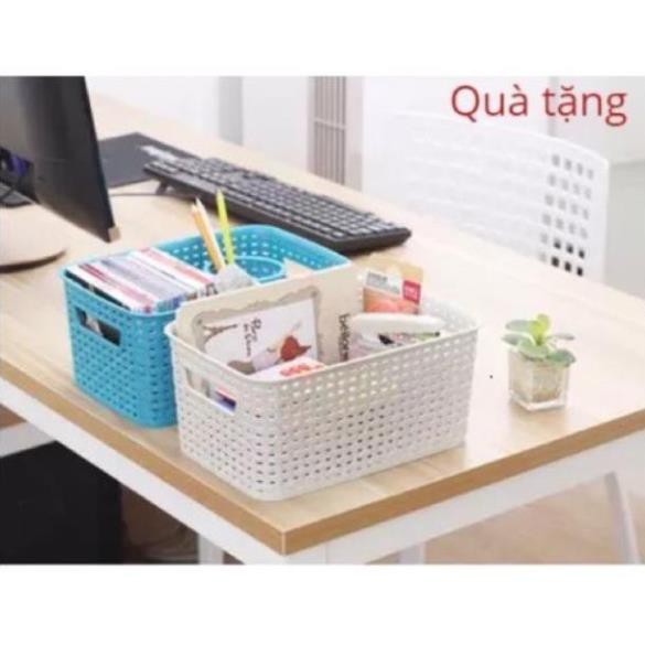 Giỏ đựng đồ sơ sinh cho mẹ và bé, tặng kèm 1 rổ Hàn Quốc nhỏ có nắp