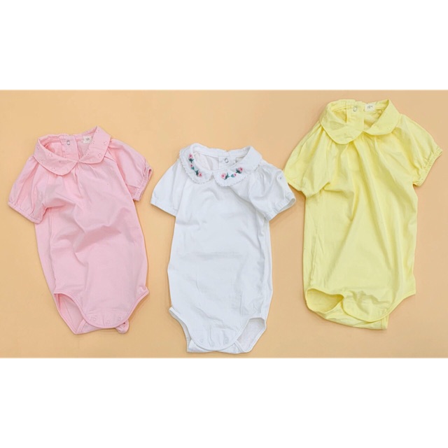 Body bé gái cổ Peter Pan hiệu Oshkosh
