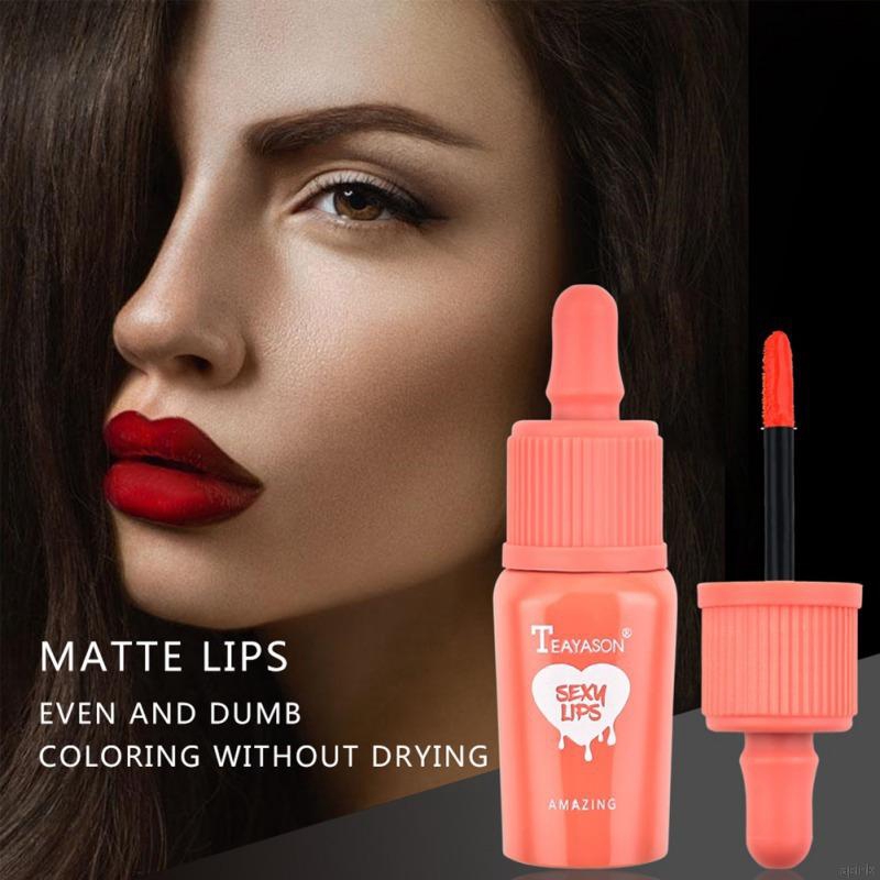 Matte Lip Gloss Moisturizing Brighten Lip Tone Waterproof Non-stick Cup Liquid Lipstick | BigBuy360 - bigbuy360.vn