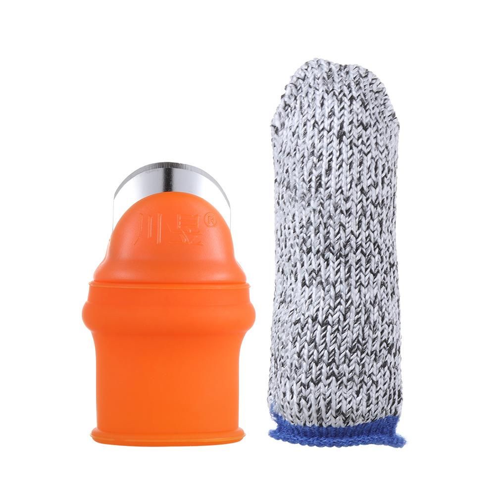 Dụng cụ đeo ngón tay bằng silicone dùng nhặt hạt bào vỏ rau củ quả tiện dụng