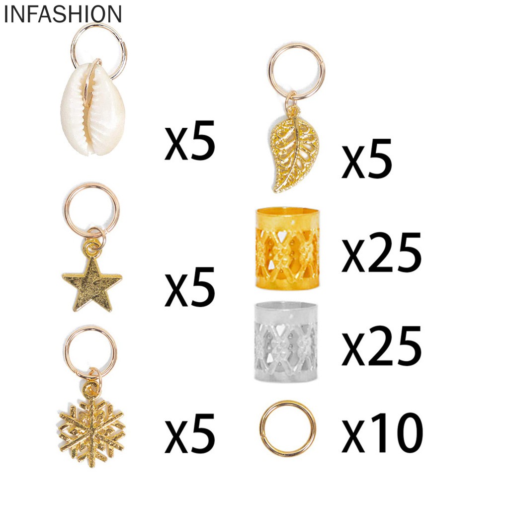 Set 80 Phụ Kiện Trang Trí Tóc Nhiều Kiểu Dáng