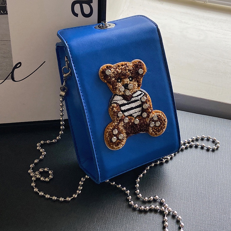 IELGY Túi Đeo Chéo Hình Gấu Dễ Thương Dành Cho Nữ