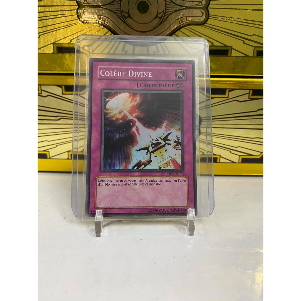 [ Dưa Hấu Yugioh ] Lá bài thẻ bài Divine Wrath - Super Rare Unlimited - Tặng bọc bài nhựa bảo quản