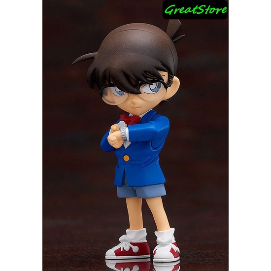 MÔ HÌNH CONAN FIGFIX SP-001 EDOGAWA CONAN + SP058 FIGMA BÓNG ĐEN