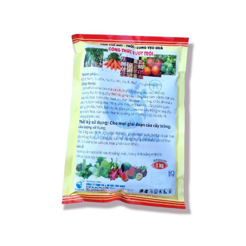 1kg SIÊU KALI TRẮNG , siêu ngọt, lớn trái, ngọt trái, tẩy mã, sáng trái, ra hoa, đậu quả.