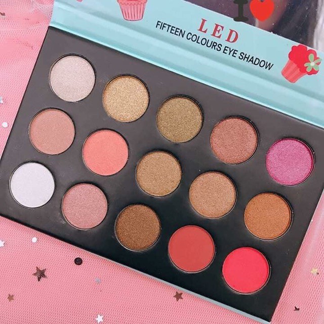 Bảng Phấn Mắt 15 ô Choco Choke HOLD LIVE Ice Cream Eyeshadow