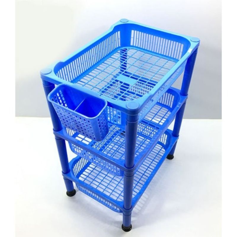 Kệ in đô 3 tầng đựng bát đũa chứa đựng đồ gia vị nhà bếp hàng Cao cấp việt nhật