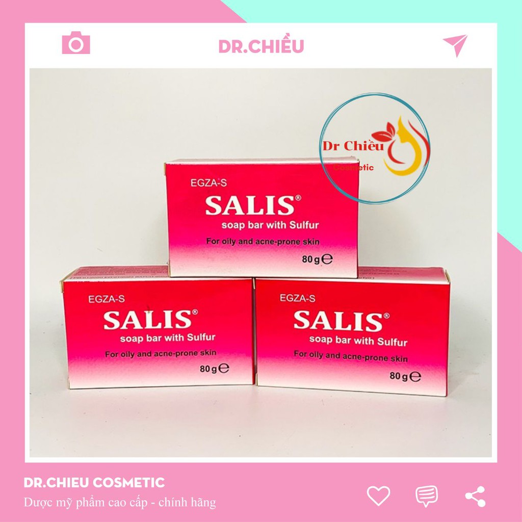 ⚜️CHÍNH HÃNG⚜️ Xà phòng ngừa mụn lưng SALIS SOAP B⚜️ ngừa mụn lưng SALIS BAR