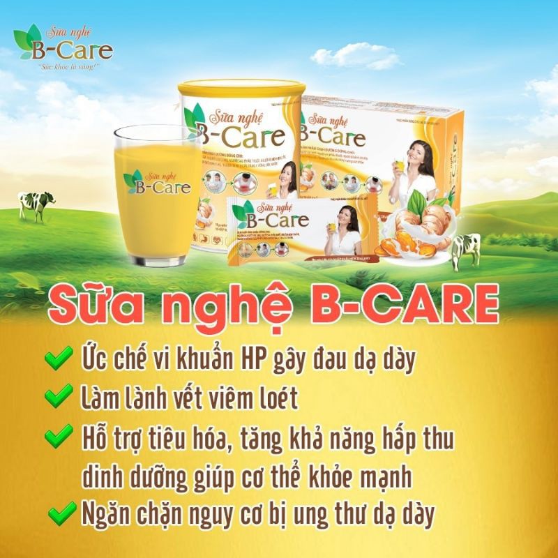 Sữa nghệ B Care cho người sau phẩu thuật, phụ nữ sau sinh...