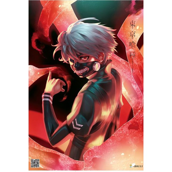 [Giấy Xịn] Set 8 tấm tranh poster A3 Tokyo Ghoul anime siêu chất