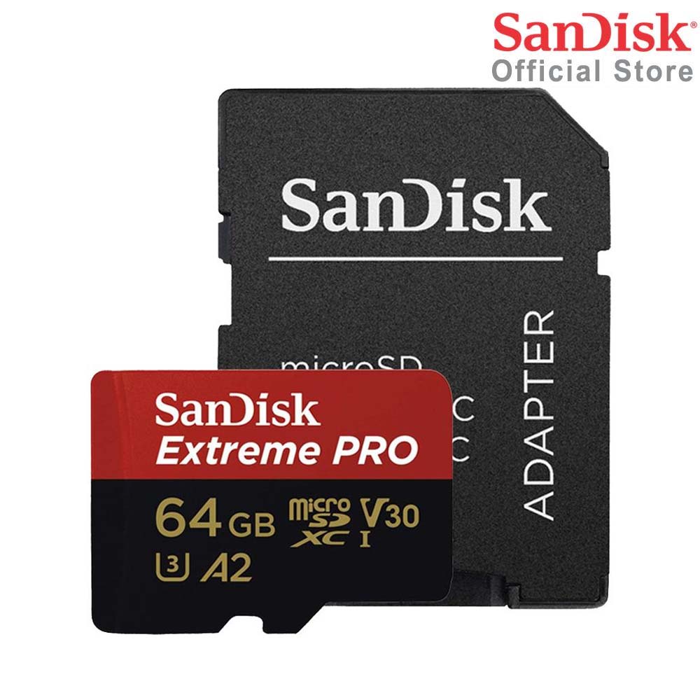 Thẻ Nhớ SDXC Sandisk Extreme Pro 170MB/s V30 64GB - Hàng Nhập Khẩu