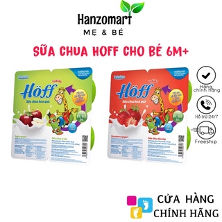 Sữa chua trái cây cao cấp hoff lốc 4 hộp 6m+ - ảnh sản phẩm 1