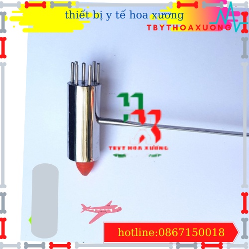 Búa Hoa Mai - Dụng Cụ Diện Chẩn ( Cây Búa Gôm Gai Phụ Kiện Massage Chuẩn Điện Chấn Nhấn Huyệt Giải Tỏa Stress Căn Thẳng)