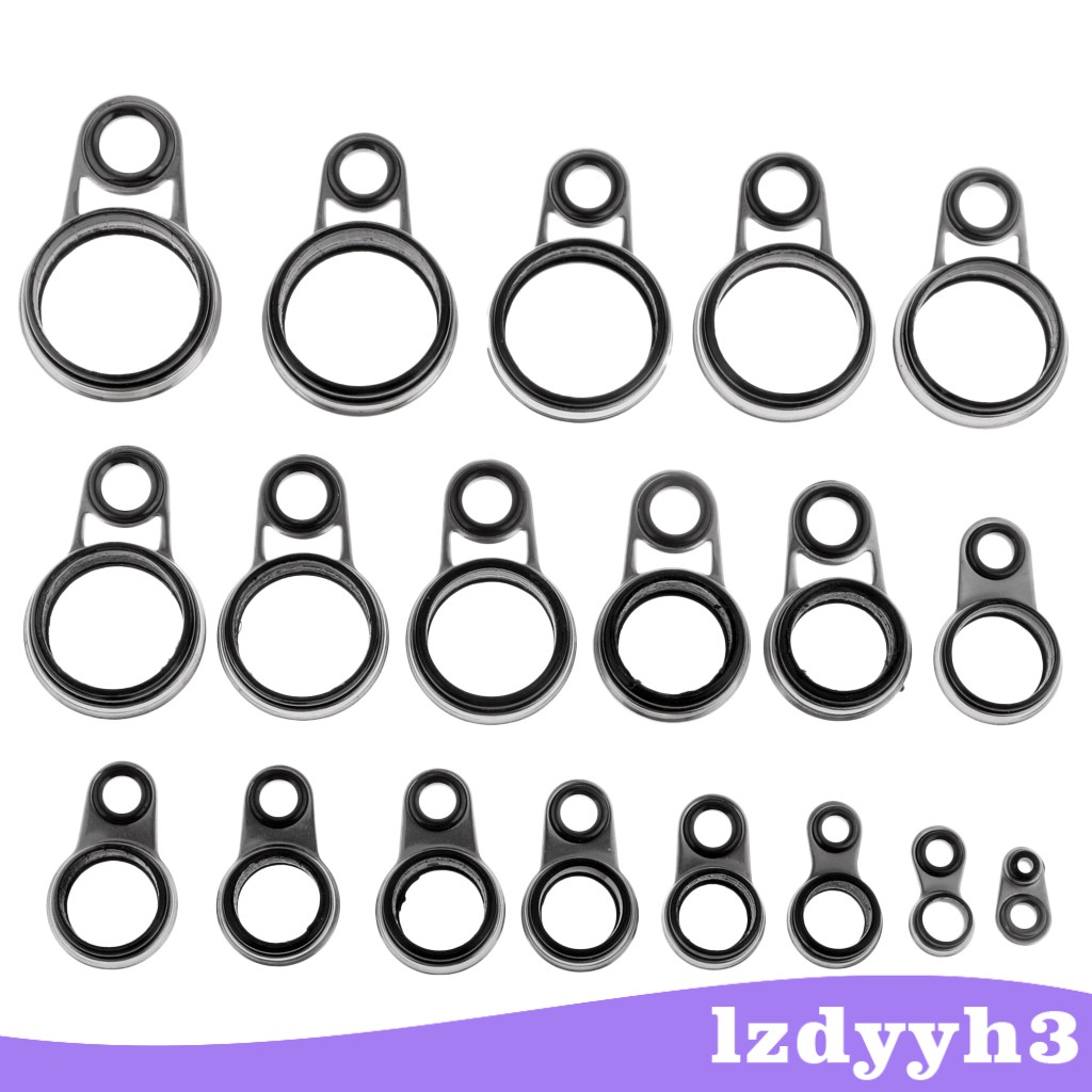 Set 41 Vòng Inox Dẫn Cần Câu Cá Chuyên Dụng DIY Lzdyyh3