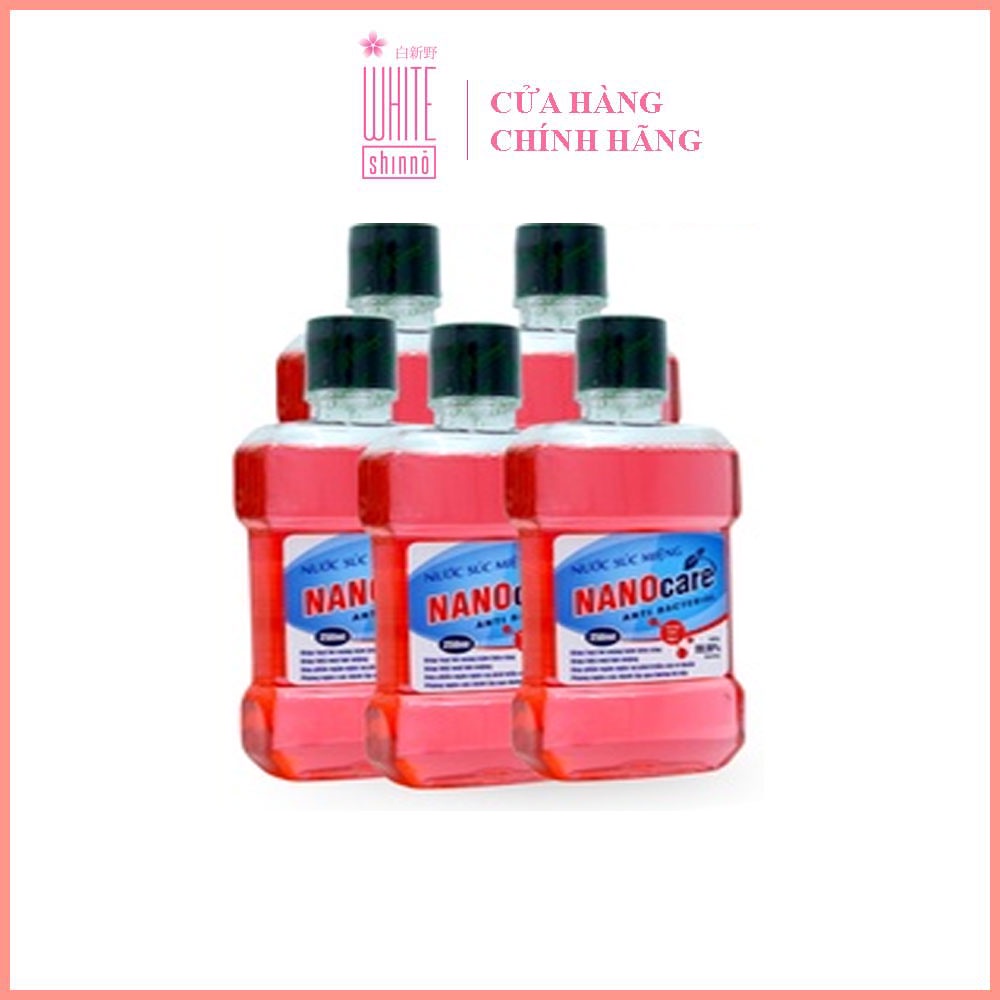 [COMBO 5 CHAI] MUA 5 TẶNG 2 - Thảo Dược Súc Miệng Tinh Chất Mật Cau Nanocare