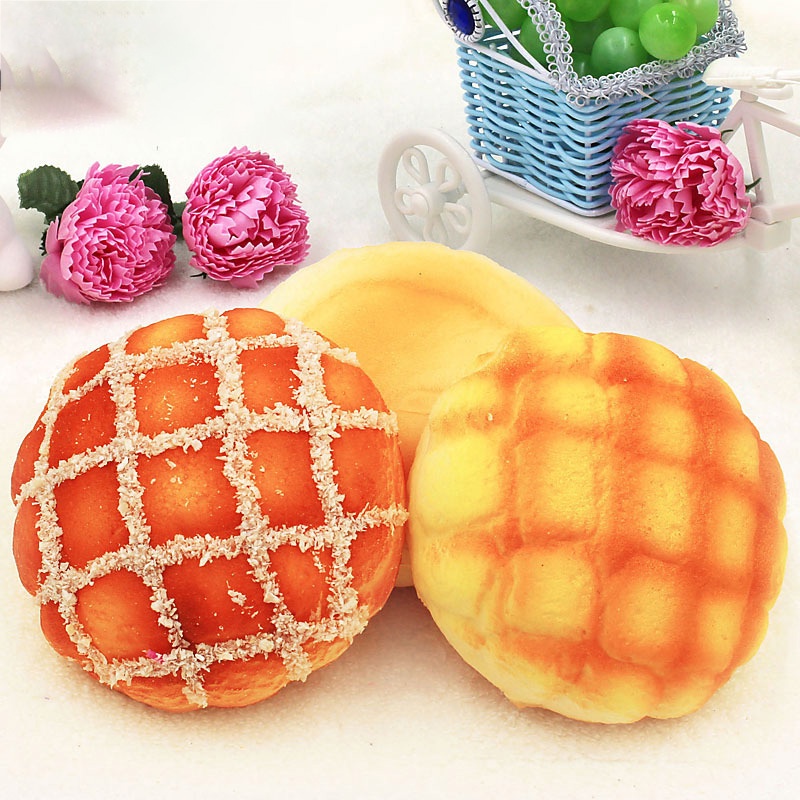 Squishy Lớn JUMBO Hình bánh bông lan tròn cuộn Đồ Chơi Xốp Giảm Stress Hình mềm mịn dễ Thương đàn hồi Cho Bé