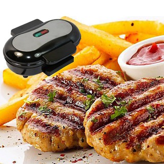 Máy ép bánh hamburger 220v 750w phích cắm eu