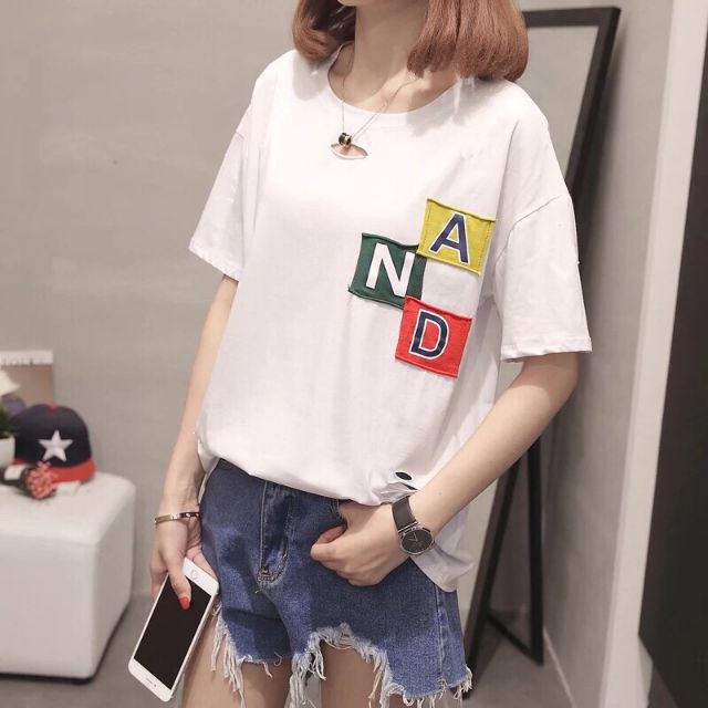CHẤT ĐẸP PHOM RỘNG ÁO THUN UNISEX NAM NỮ CÁ TÍNH STREET STYLE ÁO NHÓM ÁO CẶP ÁO KIỂU MIX KAKI BASIC ULZANG ĐEN TRẮNG