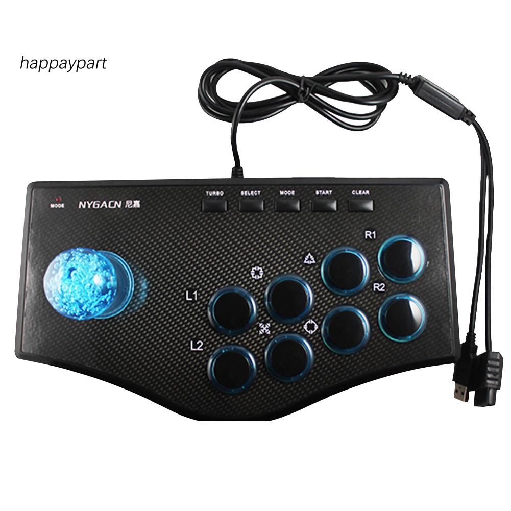 Tay cầm điều khiển Arcade Joystick USB cho máy chơi game PS2/PS3/Xbox PC TV Box Laptop