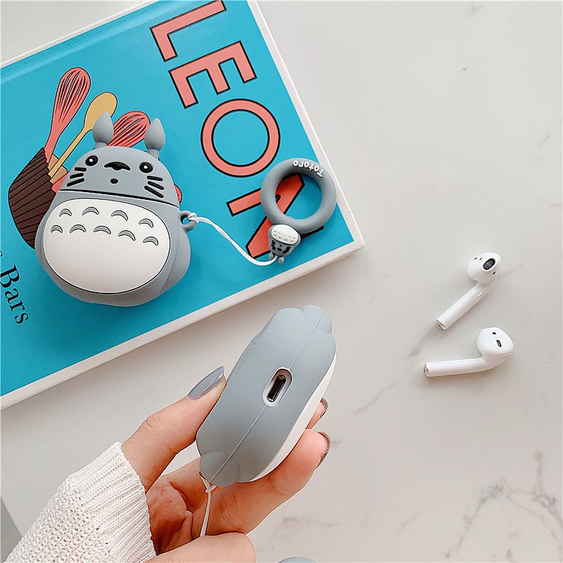 Case bao Airpods 1/2 Totoro đựng tai nghe không dây i11 i12 i18 i100