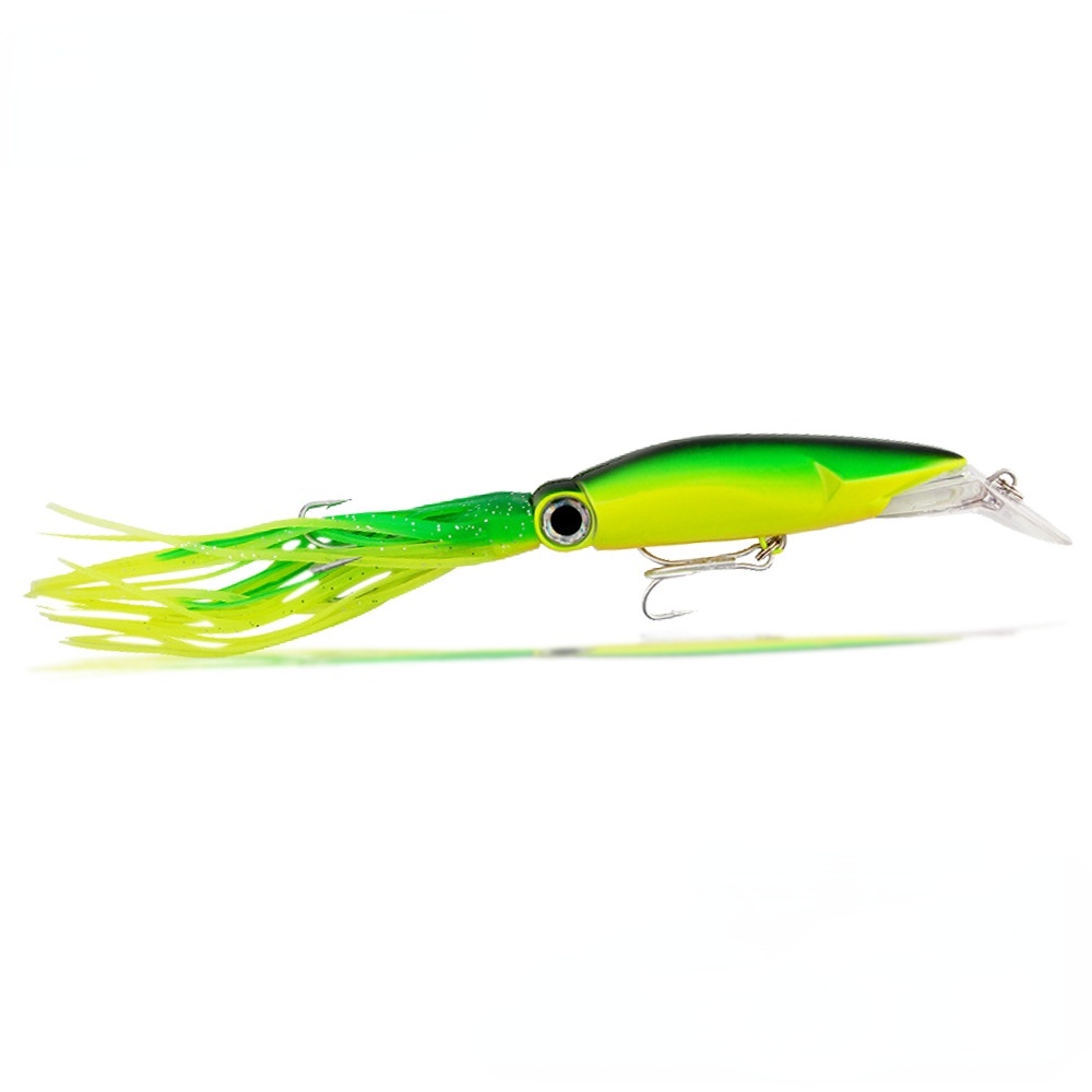 Mồi Câu Cá Giả Hình Con Mực 38g 23cm