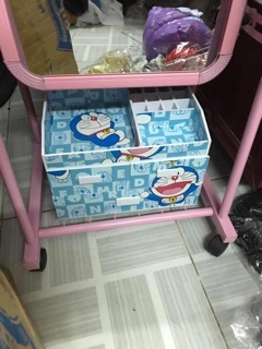 (Kèm quà) Tủ Mỹ phẩm doremon 3 tầng 3 học