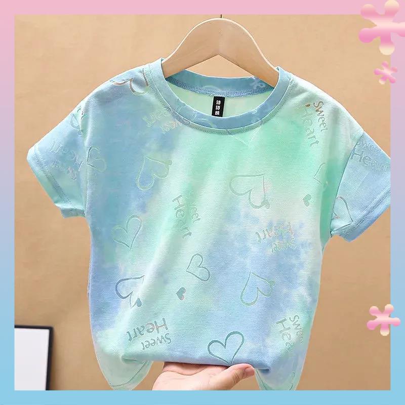 Áo Thun Tay Ngắn In Họa Tiết Thời Trang Mùa Hè Mới Dành Cho Bé Trai Và Bé Gái 2022