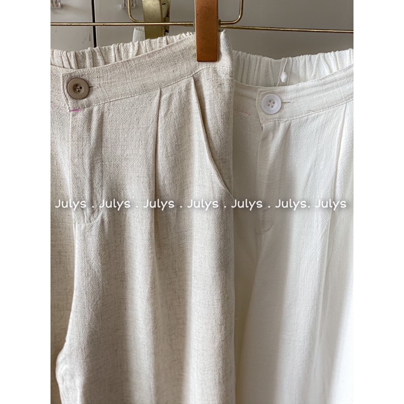 Quần đũi linen 2 màu (ảnh thật shop chụp kèm video) | BigBuy360 - bigbuy360.vn