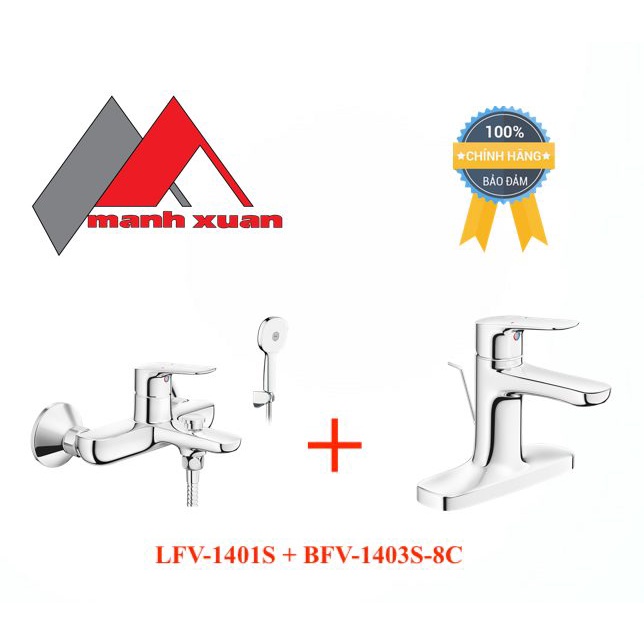 Combo trọn bộ INAX BFV-1403S-8C + LFV-1401S