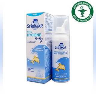 ! Xịt muối biển cá heo Sterimar 50ml