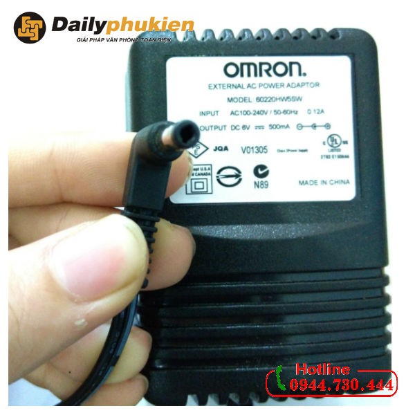 SIÊU RẺ_ Adapter nguồn máy đo huyết áp OMRON 6V 500ma