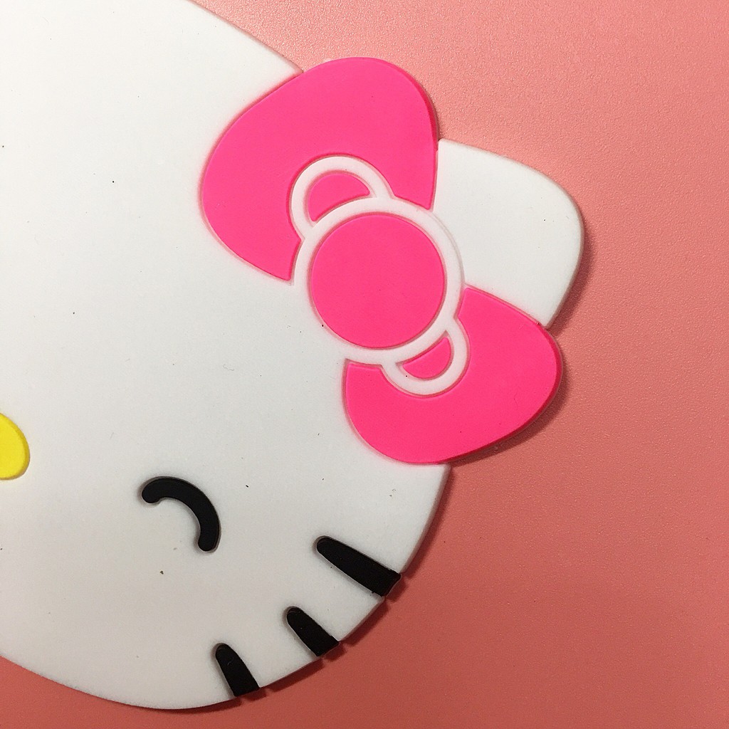 Đế lót cốc cách nhiệt silicol chống trượt Hello Kitty ☘☘