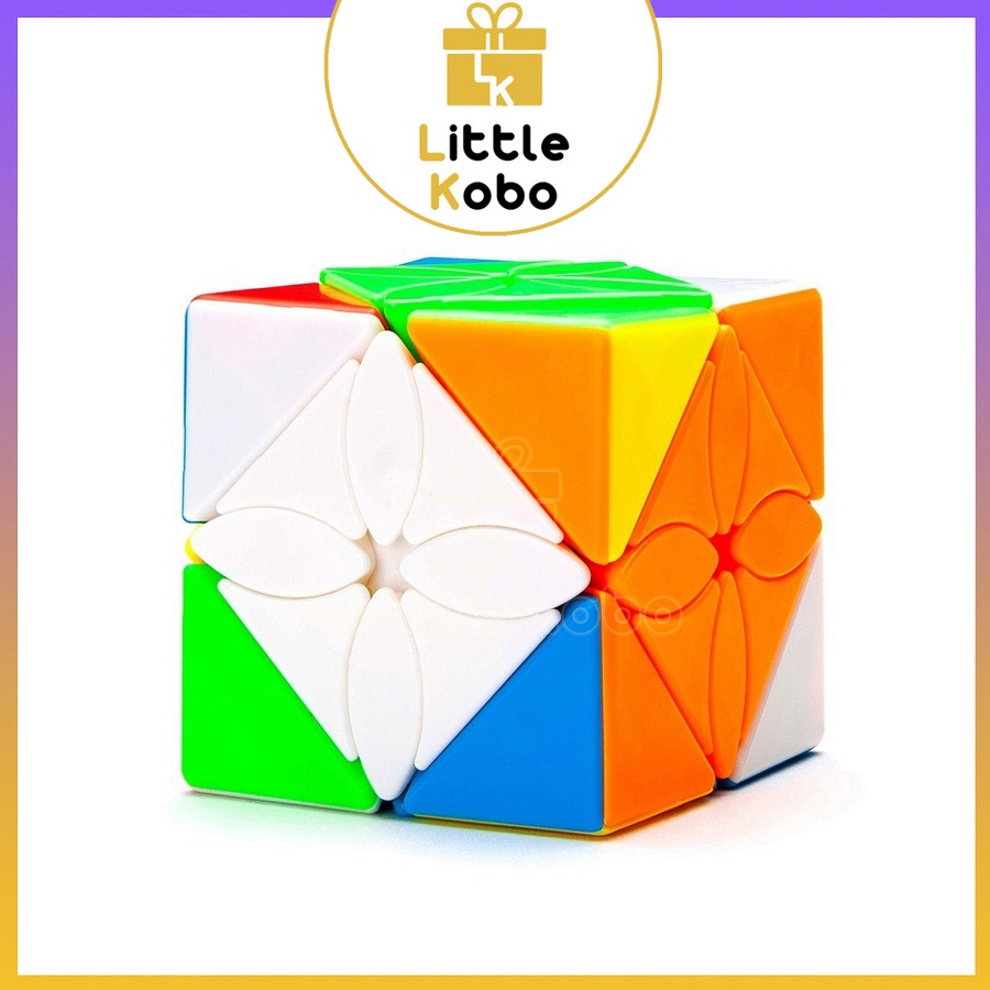 Rubik Biến Thể MFJS MeiLong Ivy Skewb Maple Leaf Skewb Stickerless Rubik Biến Thể Maple Leaves