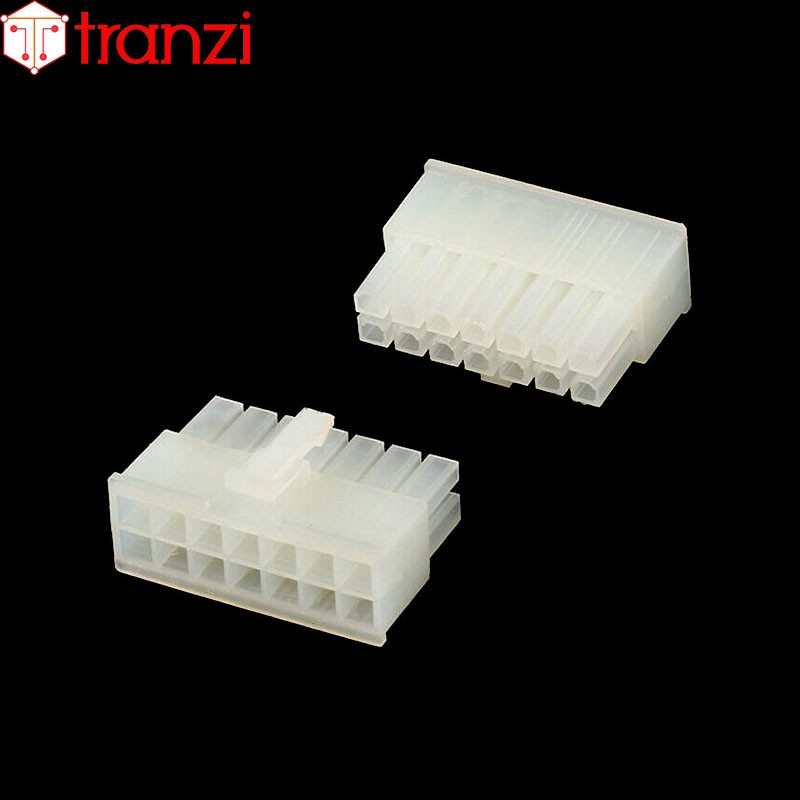 Vỏ header 4.2mm 5557 2x7P 19,8mm trắng - túi 10 cái