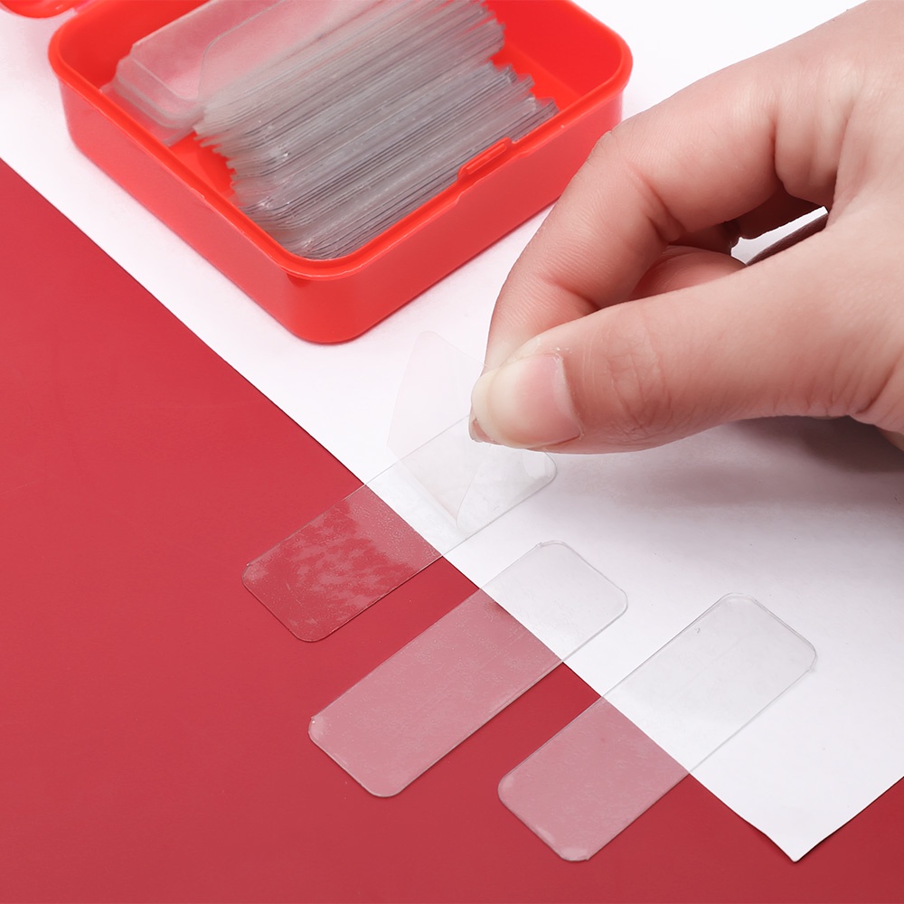 Set 60 miếng dán tường PVC trong suốt hai mặt đa năng trang trí nhà cửa mừng năm mới