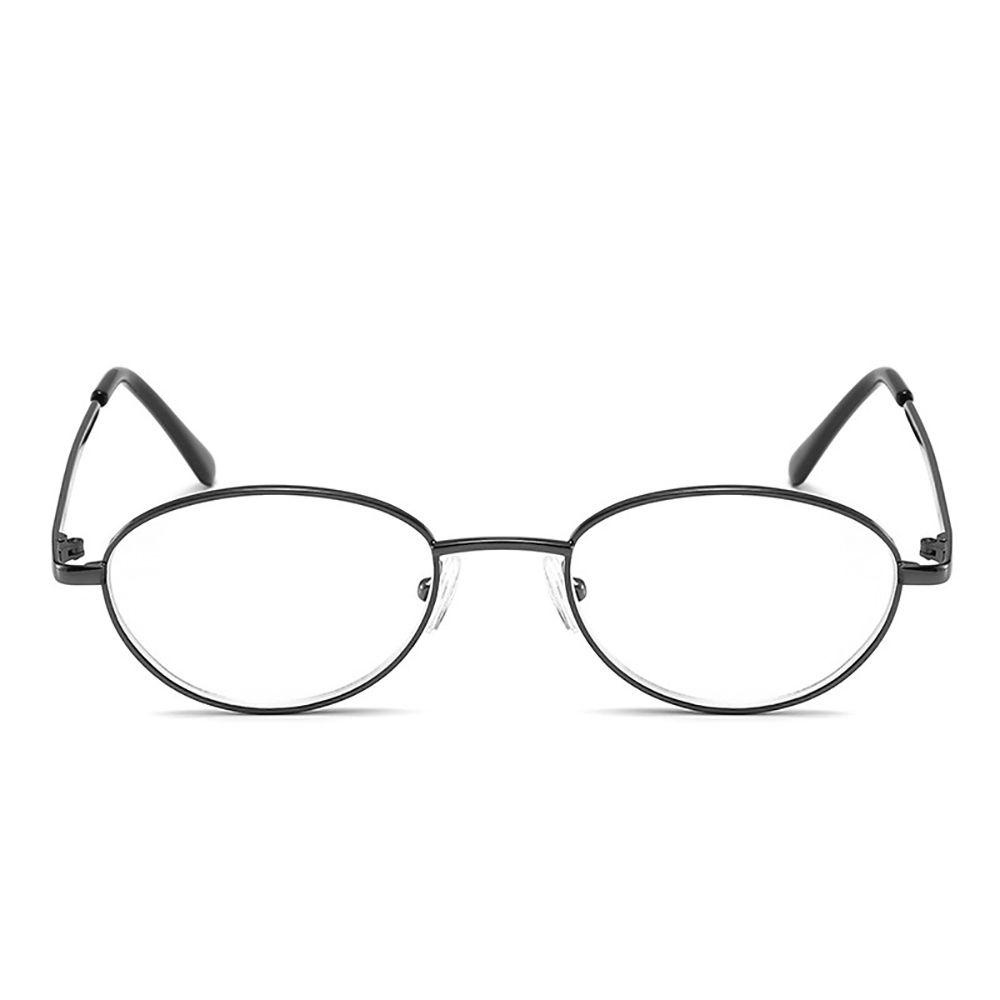 Kính Đọc Sách Gọng Kim Loại Tròn Chống Bức Xạ Chống Bức Xạ Thời Trang Cho Nam Và Nữ